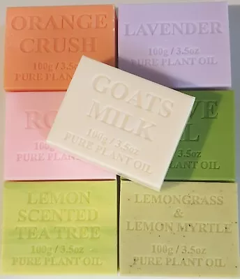 Vegan Natural Soaps  2 Of Each Bar Of 7 Fragrances Total 14 • $60.50