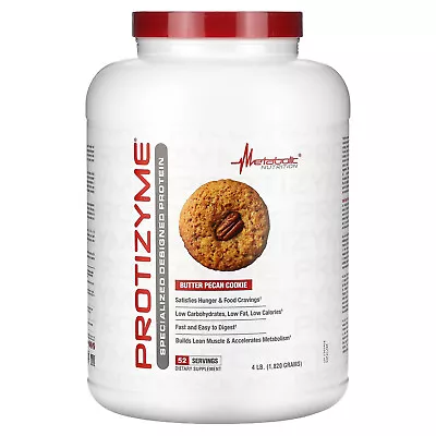 Protizyme Specialized Designed Protein Butter Pecan Cookie 4 Lb (1820 G) • $89.99