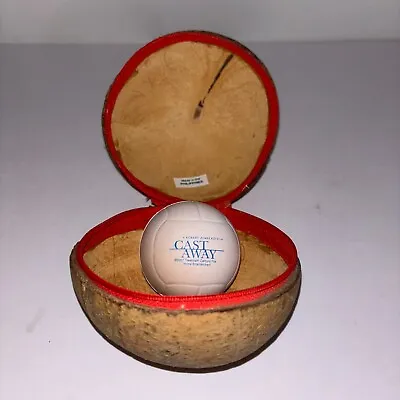 20th Century Fox Cast Away Studio Gift - Real Coconut Zip-Up W/ Mini Volleyball • $130