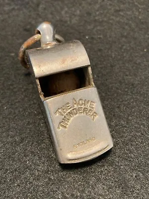 Vintage The Acme Thunderer Whistle Hudson's Patent Made In England- Wwi Era • $14.95