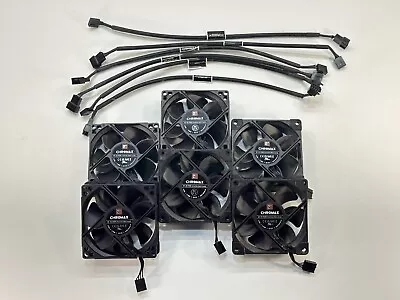 Noctua NF-A8 PWM Chromax.Black.Swap 4-Pin Fan (80mm Black) • $14.99