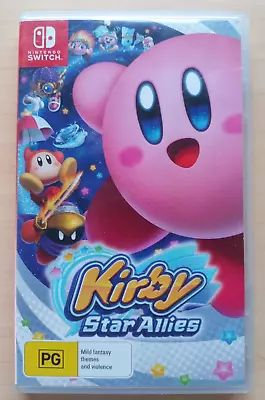 Kirby Star Allies Nintendo Switch Genuine Case And Cover Art AUS - NO GAME • $20