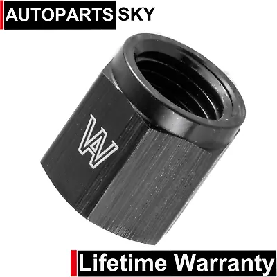 4 AN Female Flare Fitting Cap Block Off Nut Aluminum AN 4 For Fuel Systems Black • $5.99