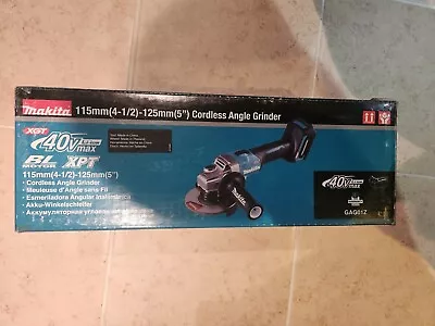 Makita GAG01Z 40V MAX XGT 4-1/2” / 5  Brushless Angle Grinder W/ Tool ONLY NEW • $56