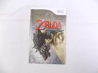 Nintendo Wii The Legend Of Zelda Twilight Princess Instruction Manual Only • $14.90