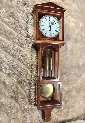 45 Days Germany ViennaLATERNDLUHR Clock1 Double Brass Weights Driven • $4500