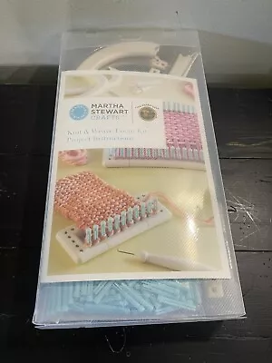 Martha Stewart Knit & Weave Loom Kit Crafting Knitting Weaving New Open Box • $19