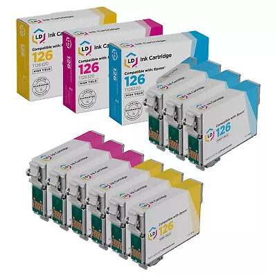 LD Products 9PK Replacement For Epson 126 High Yield Color Ink Cartridge Set • $29.99