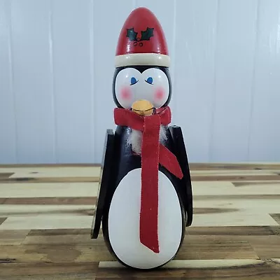 Vintage Christmas Nutcracker Penguin Holiday Table Decor 10  Tall • $24.22