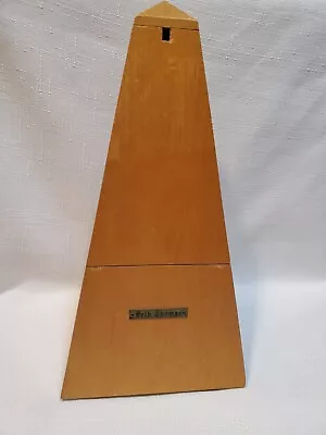 Vintage Seth Thomas Wood Wooden Metronome E873-006 #10 Works • $36