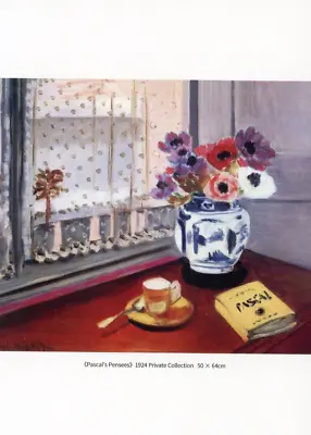 Pascal's Pensees Henri Matisse (French 1869-1954) --POSTCARD • $3.99
