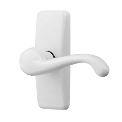 White Storm & Screen Door Lever Handle Set With Heavy Duty Deadbolt And Hardware • $28.71
