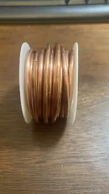 Solid Copper Round Wire ( 8 Oz. Spool ) Gauge 10 & Temper Soft-all Dims Approx. • $9