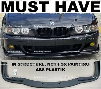 BMW E39 M5 Front Splitter Lip Spoiler Abs Plastic Textured Video Review • $199