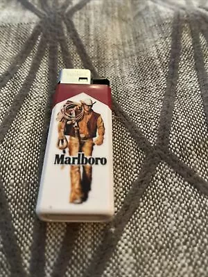 Vintage Saddle Carrying Marlboro Man Slim Cigarette Lighter 1980s No Spark • $7.99