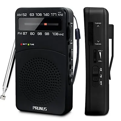 £19.53 • Buy Pocket Radio Transistor Am Fm Small Radio Portable Battery Operated Radio Black