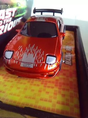 Johnny Lightning Ho Slot Car Traction Fast & Furious Mazda Rx-7 Burnt Orange ??? • $26.99