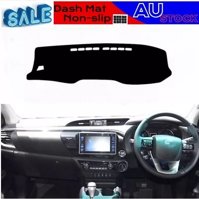 Dash Mat For Hilux SR5 4X4 REVO 2016-2023 Dashboard Cover Non-slip Dashmat Pad • $24.77