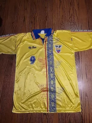 F.E.F. Ecuador National Team Football Soccer Jersey Mens Size Large Shirt Top  • $26.95