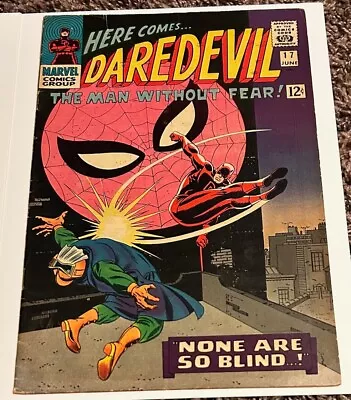 Daredevil #17 Spider-Man App John Romita Marvel Comic Book Silver Age Lot  1967 • $3.25