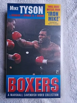 Marshall Cavendish Boxers Vol 2 Mike Tyson VHS Boxing Video 3 Fights • $4.36