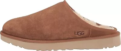 UGG CLASSIC SLIP ON CHESTNUT Men's Slip On Suede Slippers 1129290 • $90