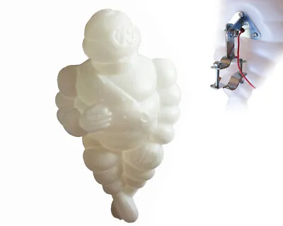 1x MICHELIN MAN SMALL BIBENDUM Figure Mascot White Plastic Truck Lorry 12V/24V • £19.19