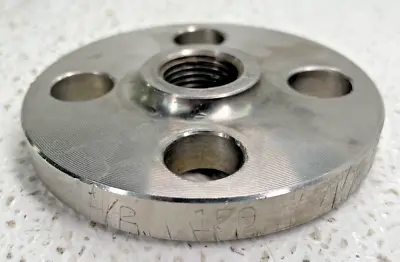 Threaded Flange 1/2  150 Raised Face Stainless Steel F304/304L A/SA182 B16.5 • $33.29