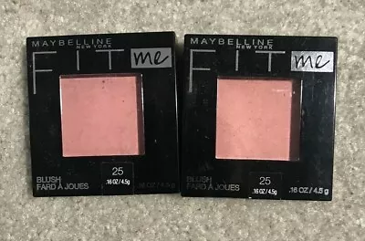 2x Maybelline Fit Me Blush-50 PINK   NEW  • $8