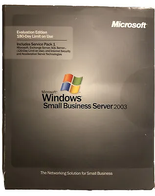 Microsoft Windows Small Business Server 2003 Premium Edition Evaluation Kit NEW! • $24.75