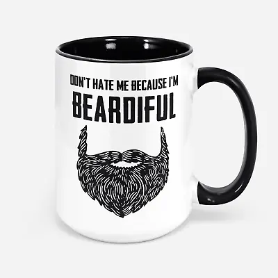 Beard Mugs For Men Coffee Mug Cup 11 Oz Mustache Cups Funny Bearded Gifts • $14.99