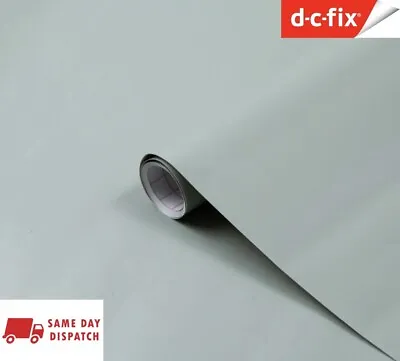 DCFIX MATT SAGE GREEN STICKY BACK PLASTIC SELF ADHESIVE VINYL FILM WRAP 45cm • £21.83