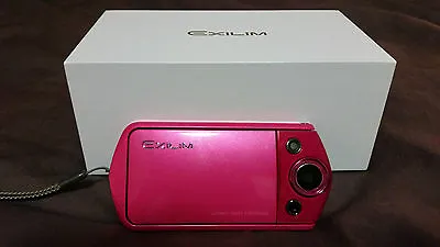 $499 • Buy Used Casio Exilim Ex-tr15 Tr350 High Speed Digital Camera Vivid Pink