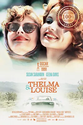 THELMA AND LOUISE 1991 90s ORIGINAL CINEMA MOVIE FILM PRINT PREMIUM POSTER • $77.89