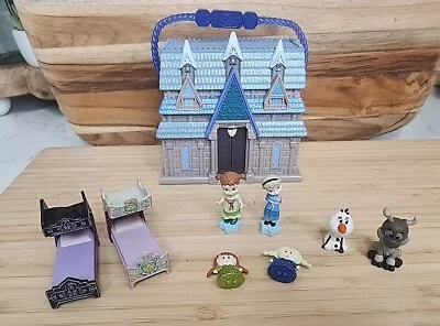 Disney Animators Collection Littles Frozen Arendelle Castle Playset & Figures • $14.99