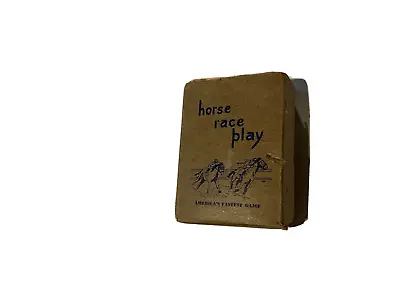 Vintage 1938 Horse Race Play America's Fastest Game • $12.95