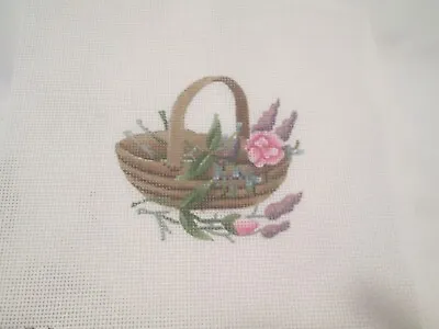 Basket Of Flowers-melissa Shirley-handpainted Needlepoint Canvas • $9.84