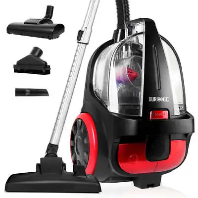 £79.99 • Buy Duronic VC5010 Bagless Cylinder Vacuum Cleaner, Cyclonic Carpet & Hard Floor