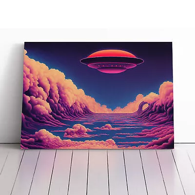 Ufo Art Vol.1 Canvas Wall Art Print Framed Picture Decor Living Room Bedroom • $37.83