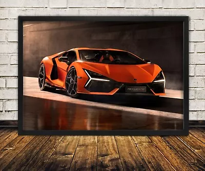 Styled Lamborghini Revuelto 2023 - High Quality Premium Poster Print • $34.95