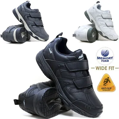 Mens Casual Trainers Memory Foam Wide Fit Walking Running Sports Gym  Shoes Size • £16.95