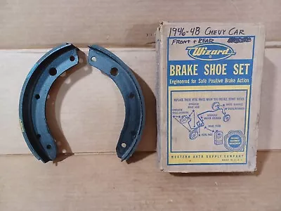 Brake Shoes Chevrolet Chevy NEW 1946 1947 1948 1949 1950 Western Auto Wizard  • $25