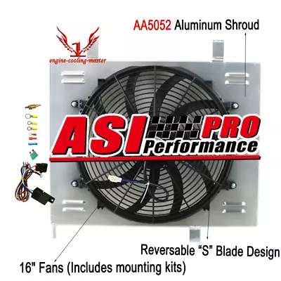 Electric Radiator Fan+Shroud+Relay FOR 2005-2011 Dodge Ram Dakota ST SXT SLT ASI • $99