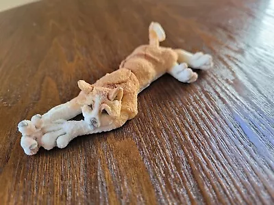 A Breed Apart Cat Mini Figurine Orange Cat Laying No Box • $29.99