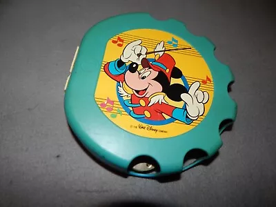 Vintage Disney Mickey Mouse Kid's Bontempi Tambourine Italy Estate Find • $29.99