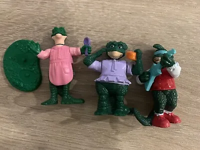 Vintage 90’s McDonald’s Happy Meal Toy Lot Of 3 Dinosaur’s The Sinclair Figures • $12.49