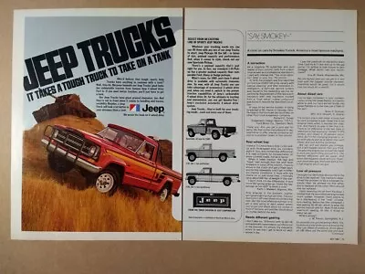 1980 AMC Jeep J-10 Honcho Pickup Truck Vintage Print Ad • $9.99