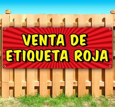 VENTA DE ETIQUETA ROJA Vinyl Banner Flag Sign Many Sizes SPANISH RETAIL • $31.09