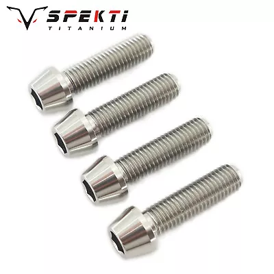 Spekti Titanium M7 Hex Socket Taper Cone Head Bolts DIN 912 1520253540mm • $2.72