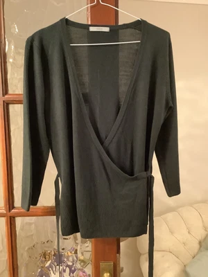 £7 • Buy Ladies Wrapover Cardigan By Marks & Spencer Black Uk Size 12
